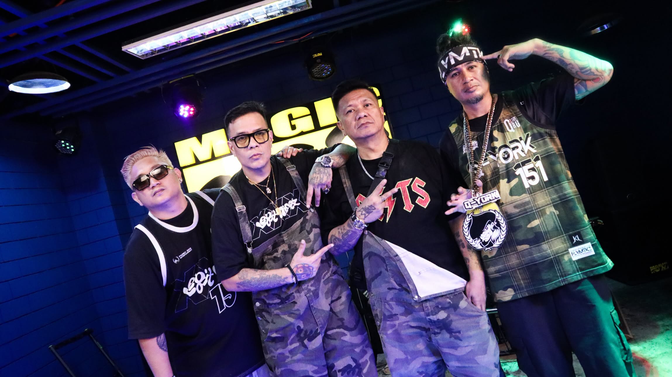 Legendary Pinoy hip-hop energy in the booth! 🎙️⚡️